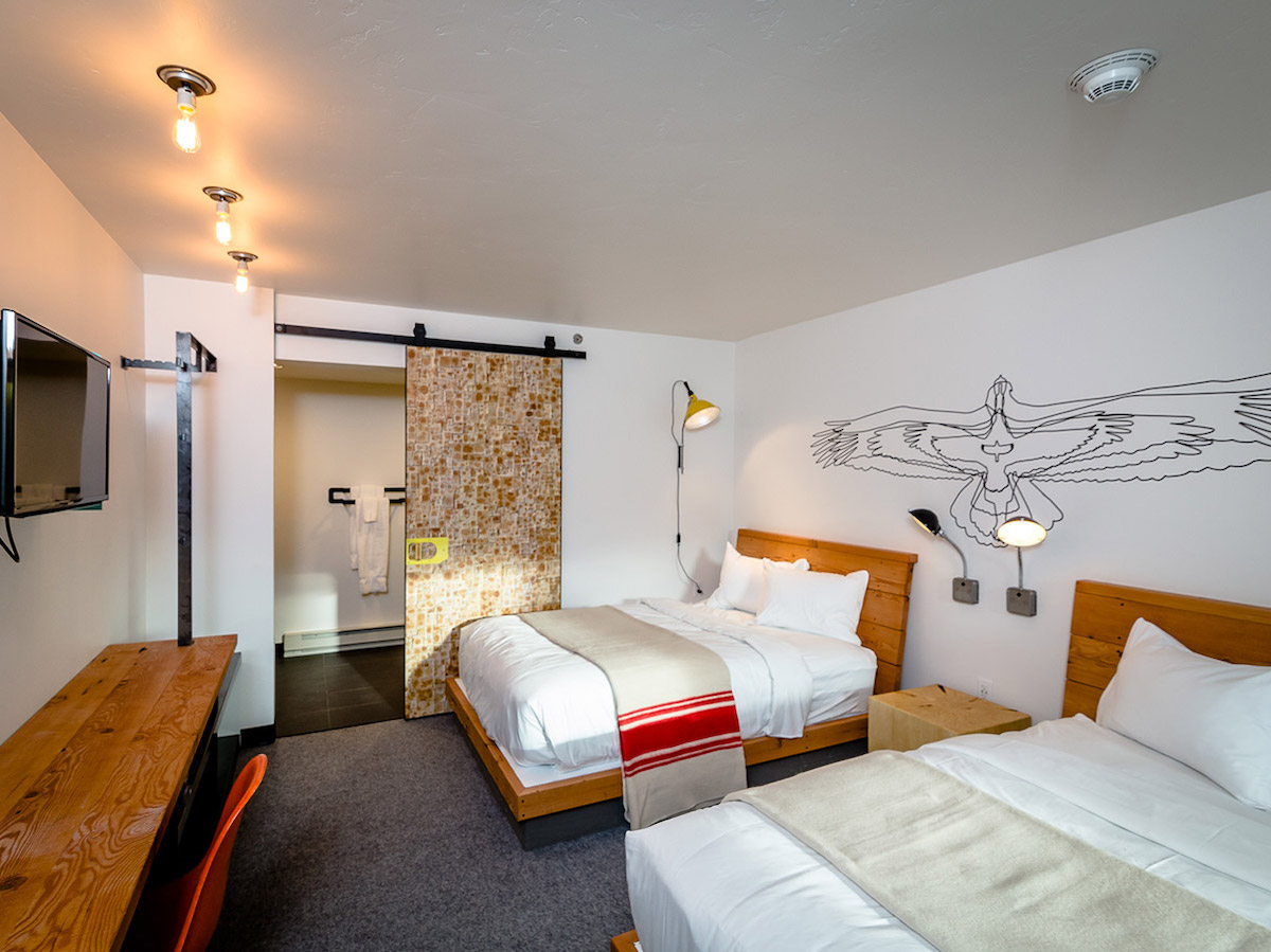 Finch Walla Walla double-queen guestroom