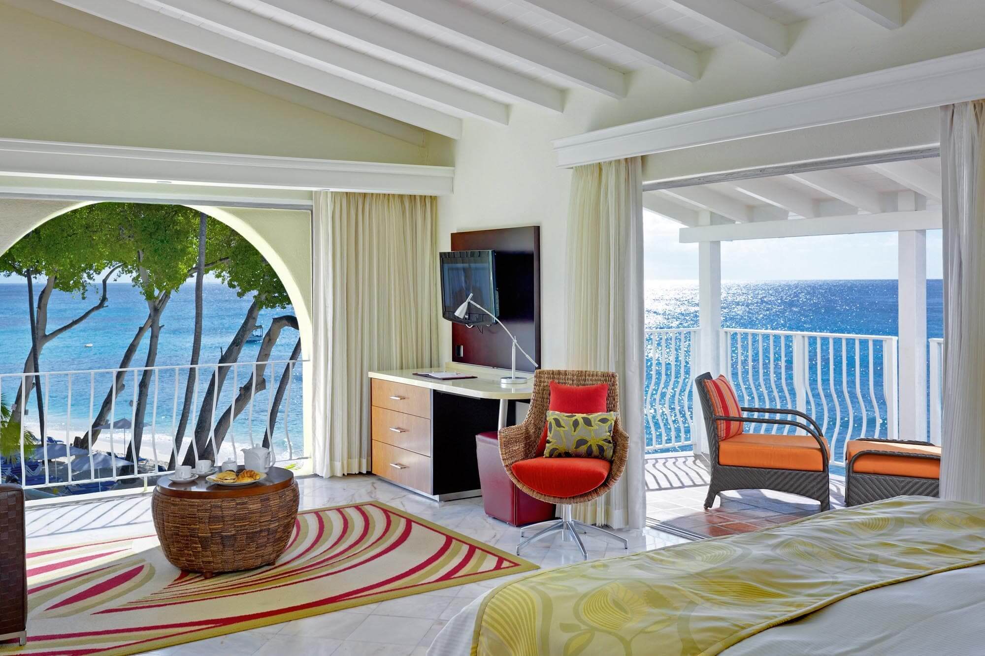 Tamarind Hotel Barbados twin aspect bedroom