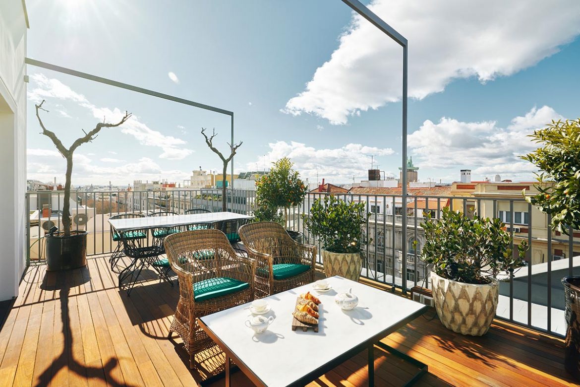 Bless Hotel Madrid rooftop terrace