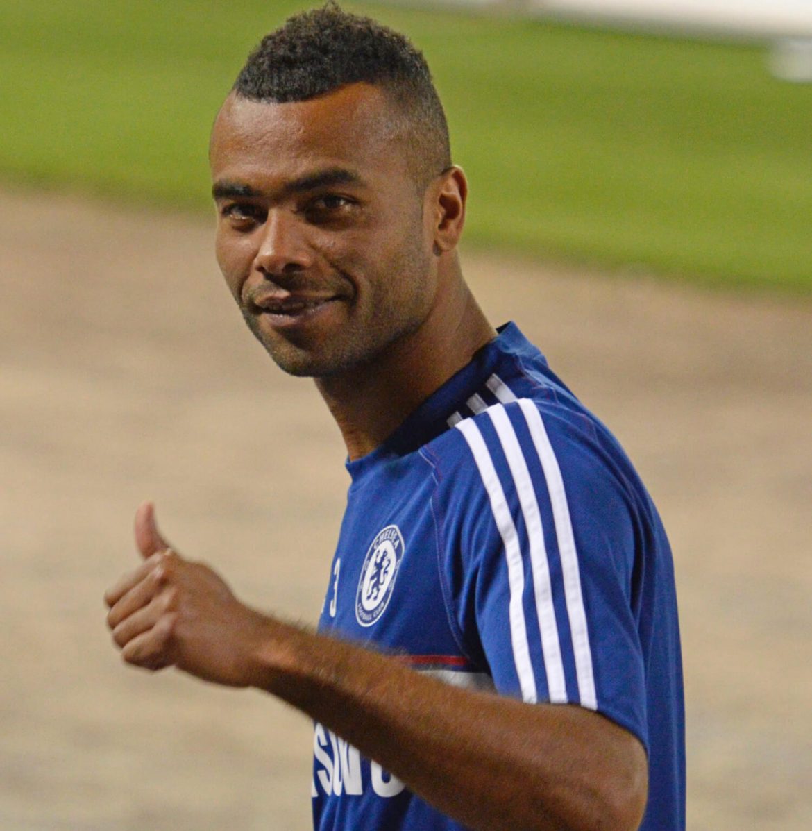 Ashley Cole Chelsea v Roma in 2013