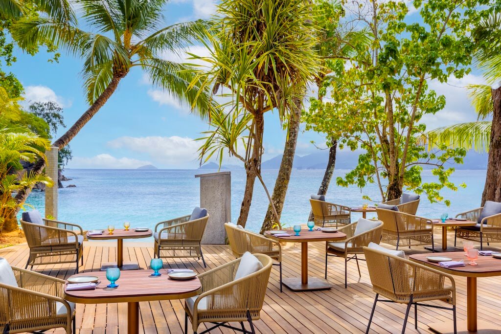Mango House Seychelles al fresco dining
