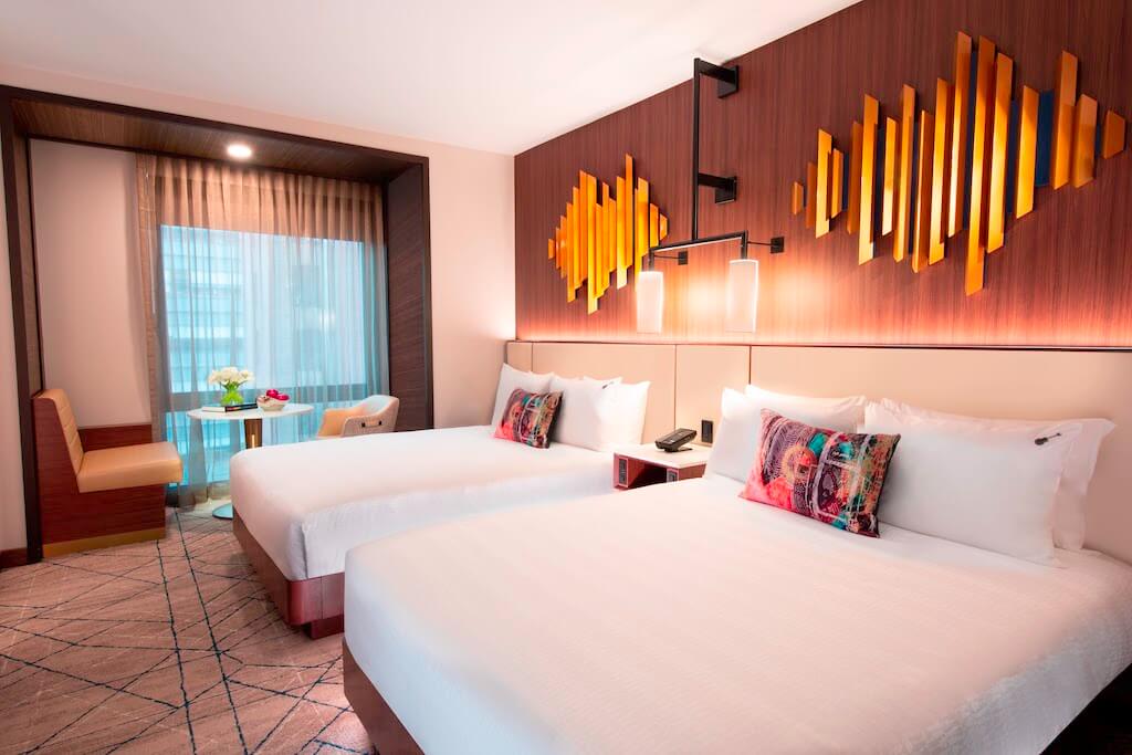 Hard Rock New York double queen bedroom