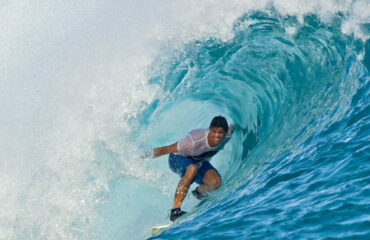 Surfing at Anantara Dhigu