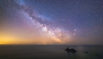 Pembrokeshire night sky Drew Buckley Photography