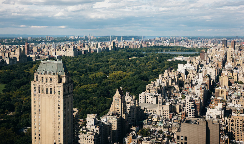 Four Seasons New York view over Central Park