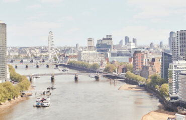 View from Park Hyatt London River Thames presidential suite View from Park Hyatt London River Thames presidential suite