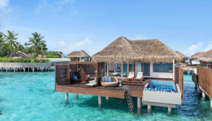 W Maldives Overwater Villa exterior