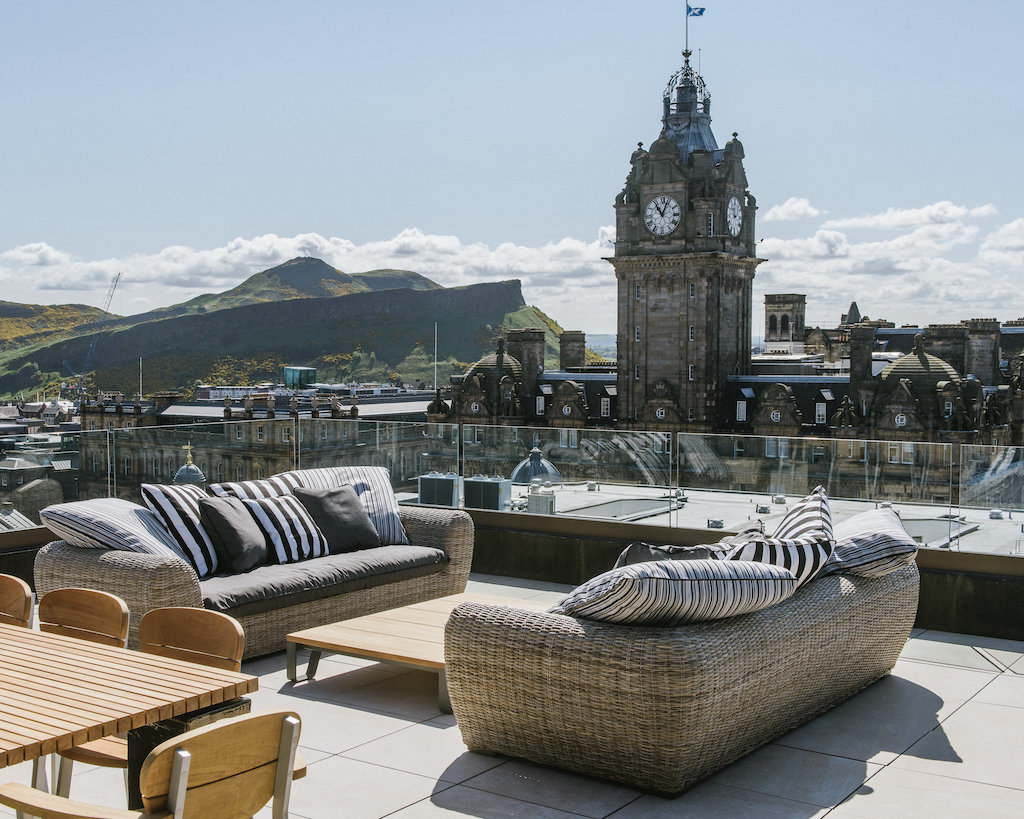 Edinburgh Grand penthouse terrace